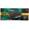 Logitech Gaming G110 - Toetsenbord - backlit - USB - Frans - zwart