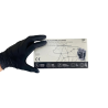 Gants en nitrile noir (S, M, L, XL) sans poudre, paquet de 100