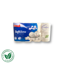 64 rouleaux de papier toilette, 150 feuilles chacun, 3 plis, haute qualité, blanc, TOP