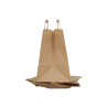 250 bruine papieren draagtassen 32x17x28cm