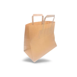 250 sacs en papier kraft brun de 26x17x25cm