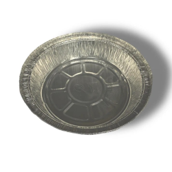 100 x barquettes en aluminium avec couvercles 770 Ø 18,2 cm